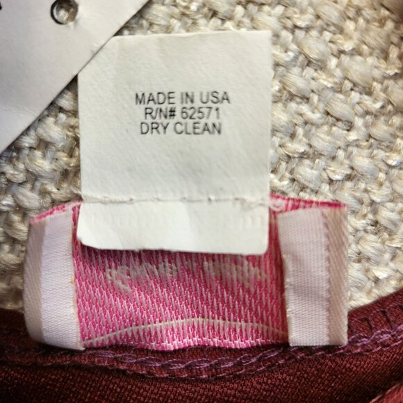 Love...Ady Womens Cranberry Midi Dress Cap Sleeves Fit & Flare Size Small NWT - Picture 5 of 11